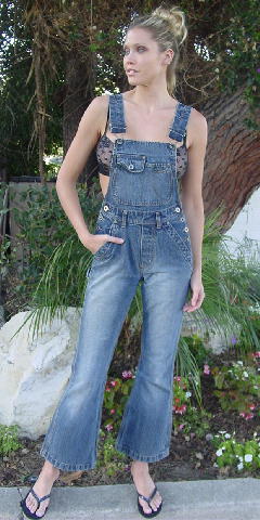 Silver Jeans overalls, size 0